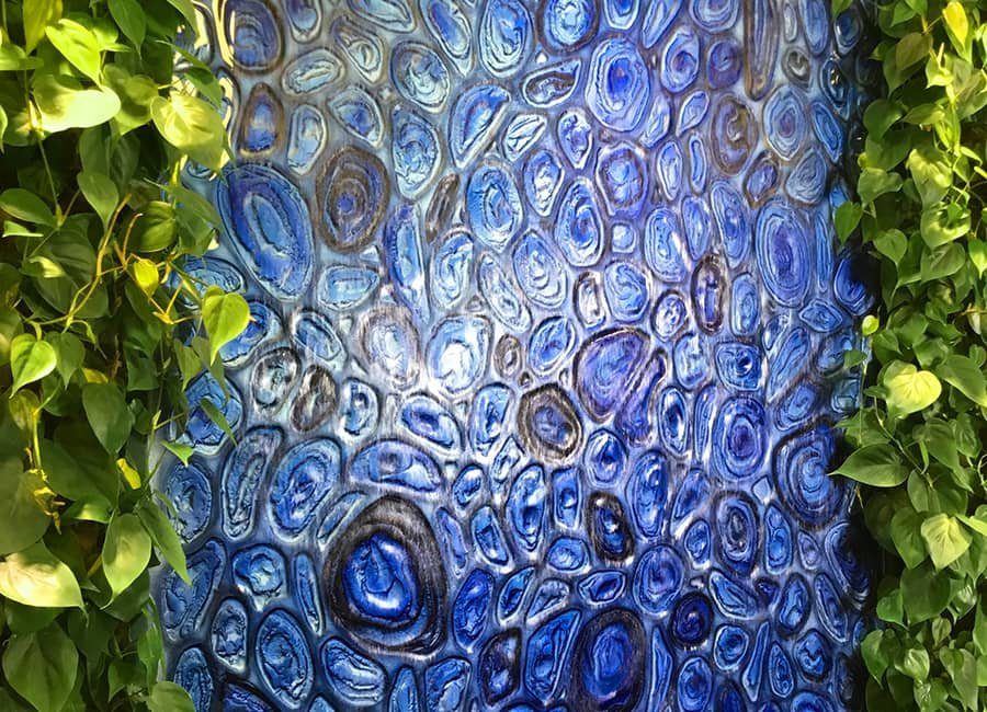 custom blue agate feature blue agate feature