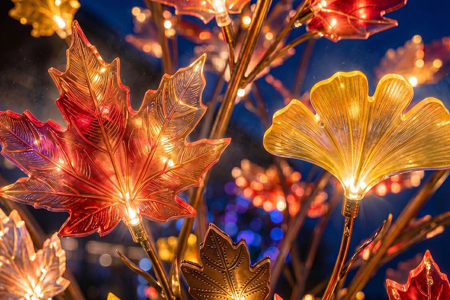 decorative led autumn leaves decorative led autumn leaves