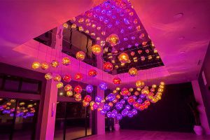 waves of light kinetic installation