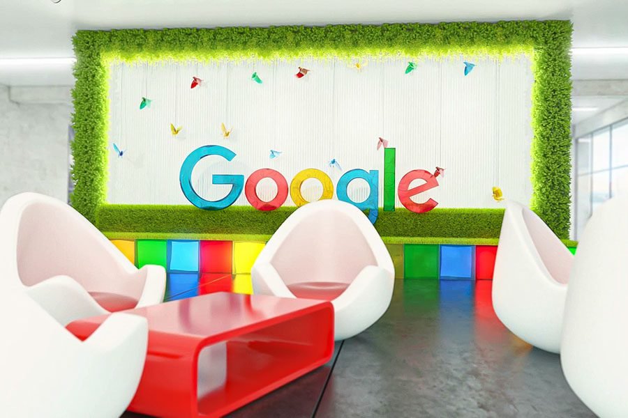 Google office interior installation