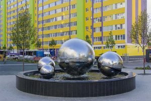 Fountain Metal Spheres