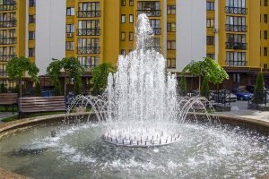 Fountain in The Residential Complex