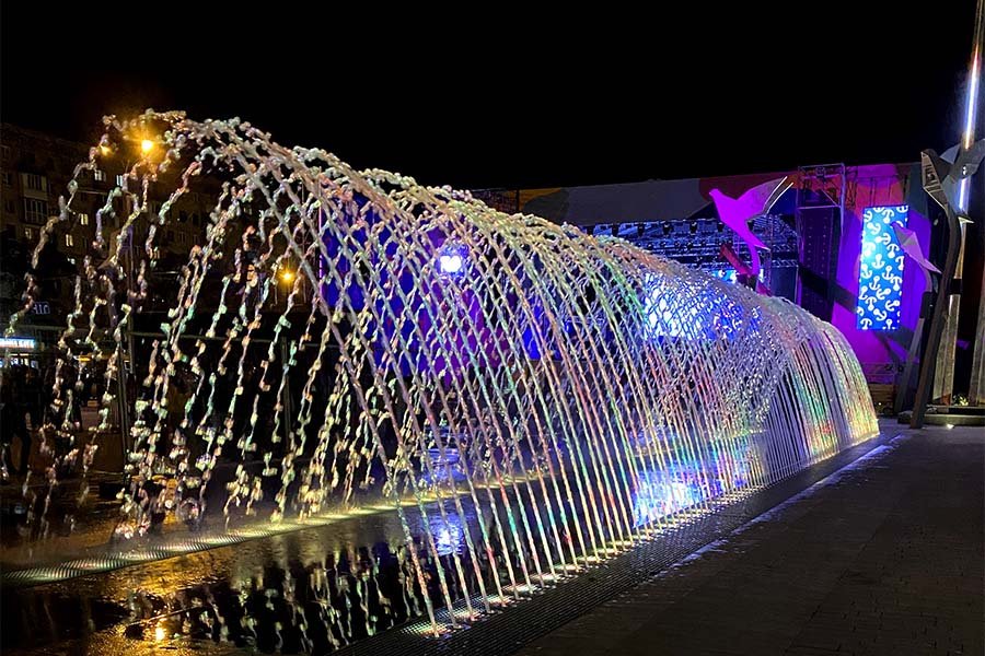 interactive water feature