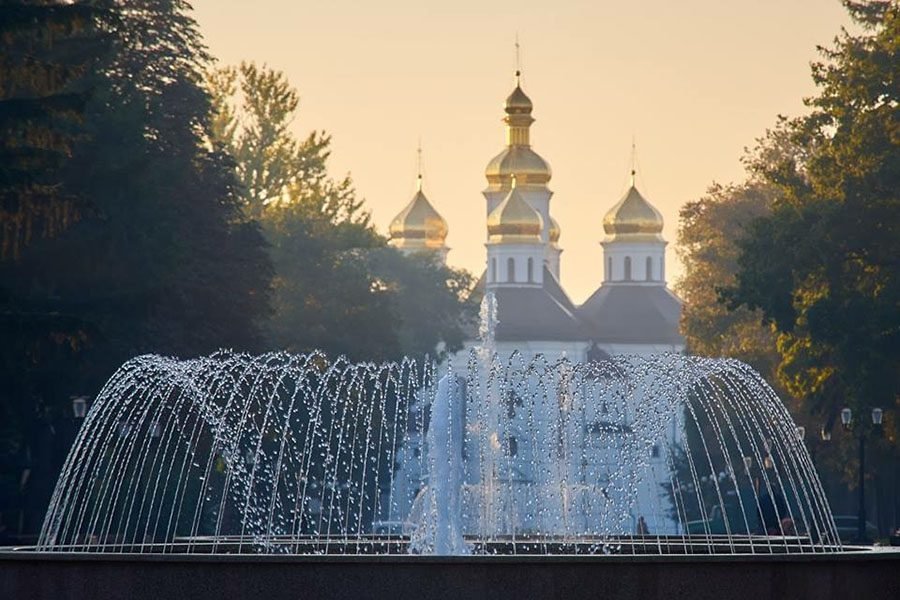 city fountain