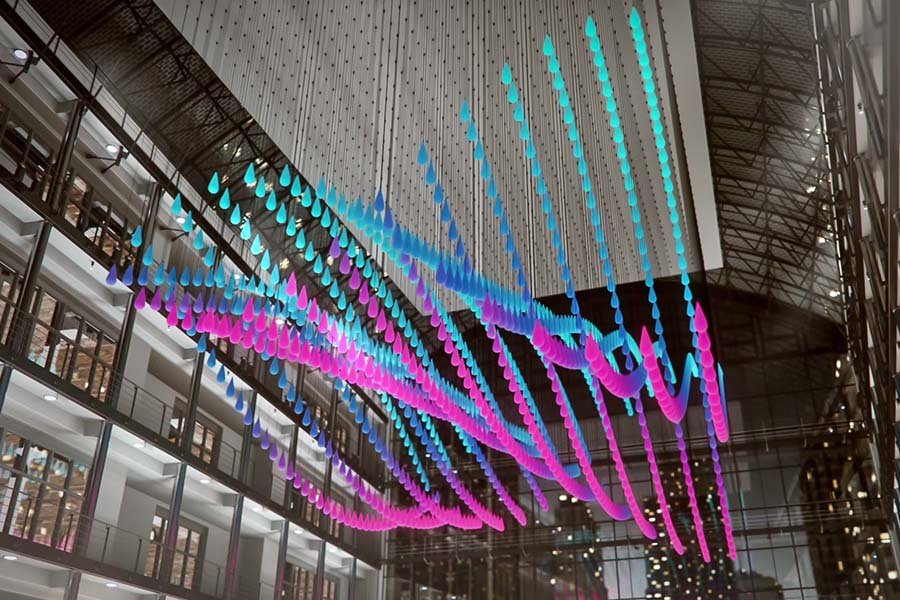 kinetic ceiling artwork