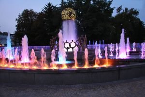 Sculpture Fountain in Independence Park