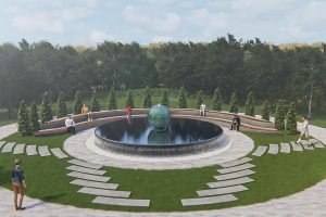 Interactive Fountain Pulse of The Earth