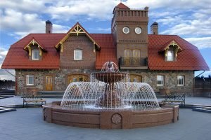 Sculptural Fountain in Lithuania