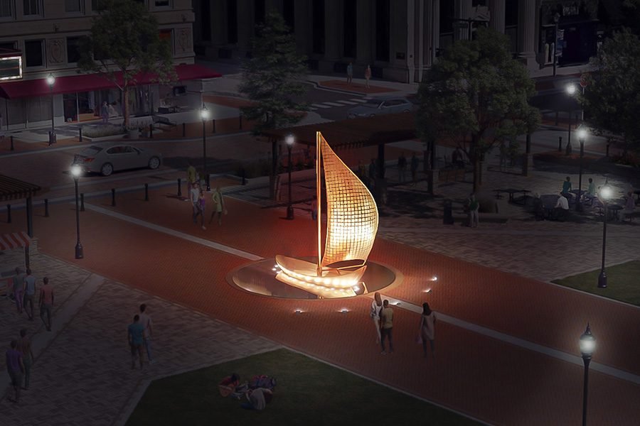 Art Installation Sailboat
