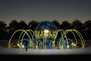 Zodiac Signs Musical Fountain