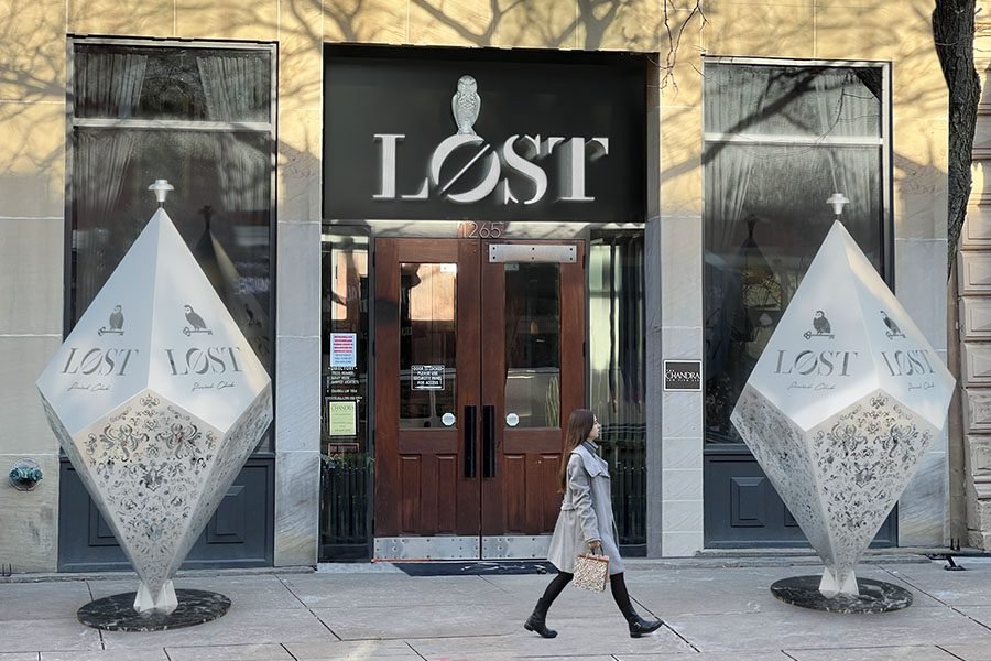 custom outdoor metal sculptures with logo branding