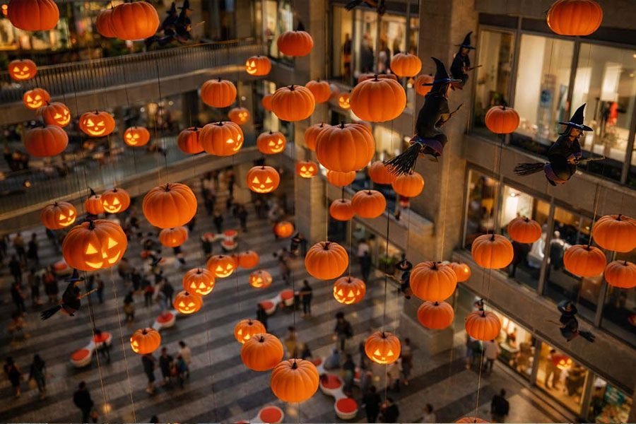 Holliday-themed kinetic installation