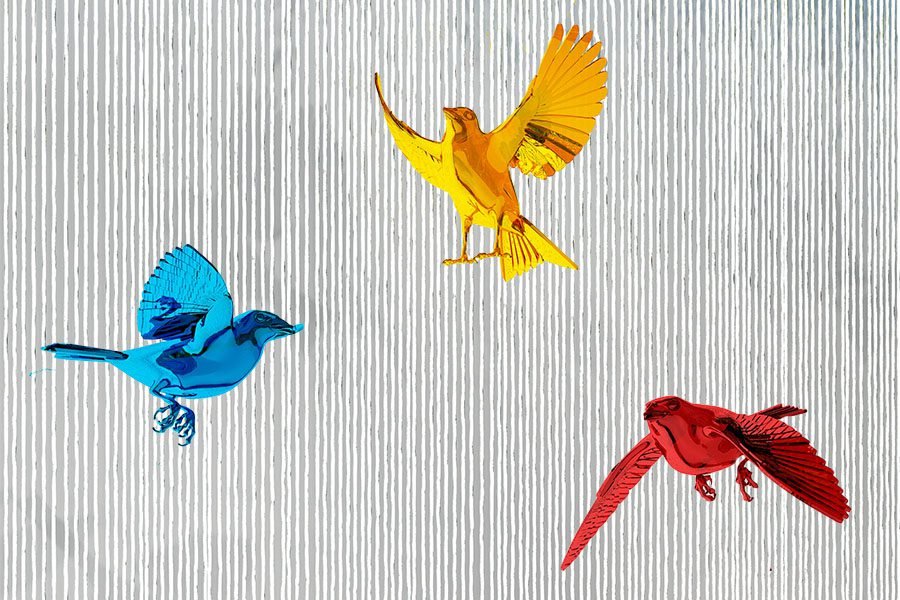 birds kinetic art